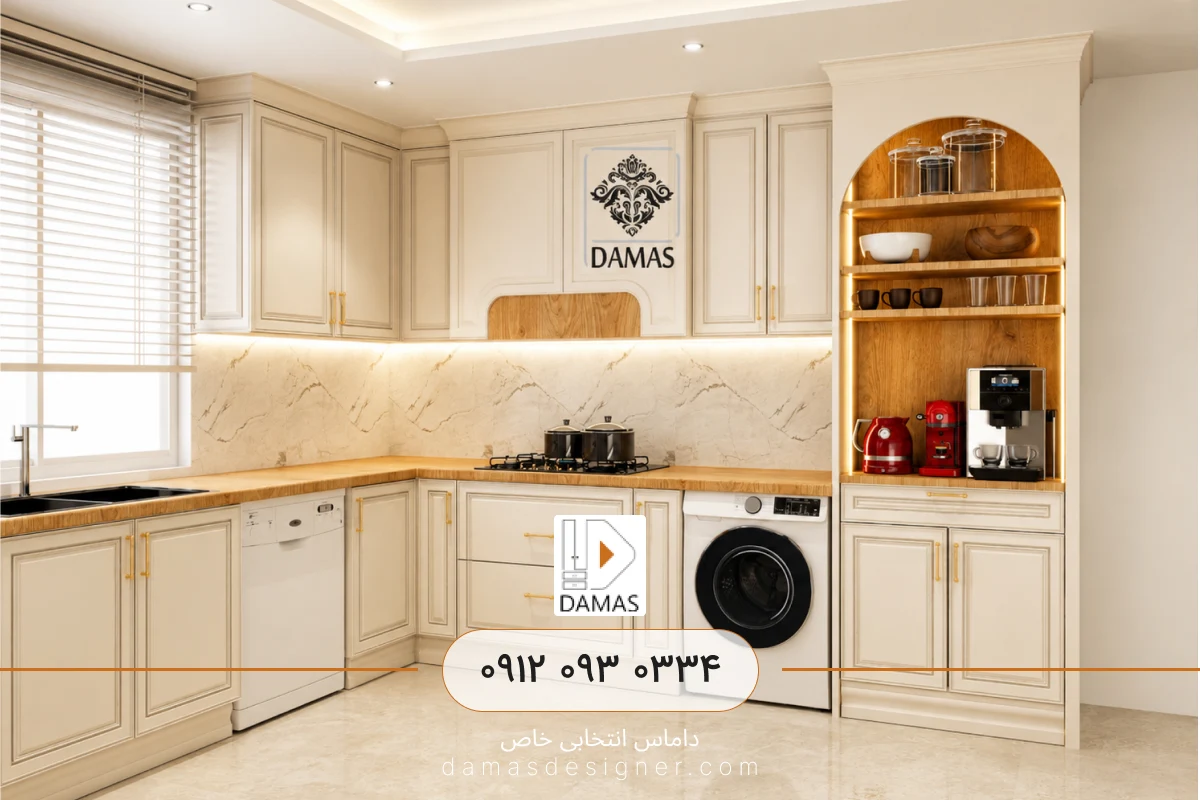 قیمت کابینت آشپزخانه نئوکلاسیک در کرج